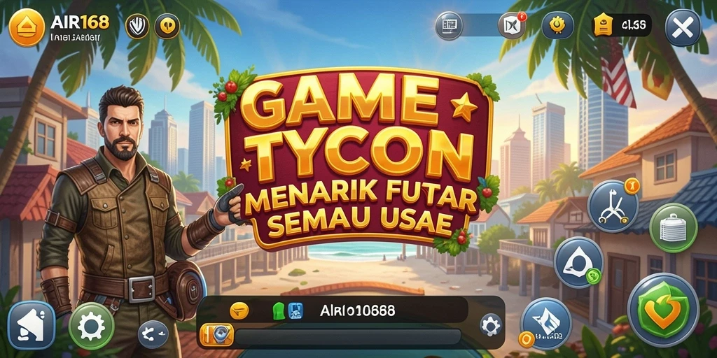 Gameplay Tycoon yang seru dan mengasyikkan di AIR168.