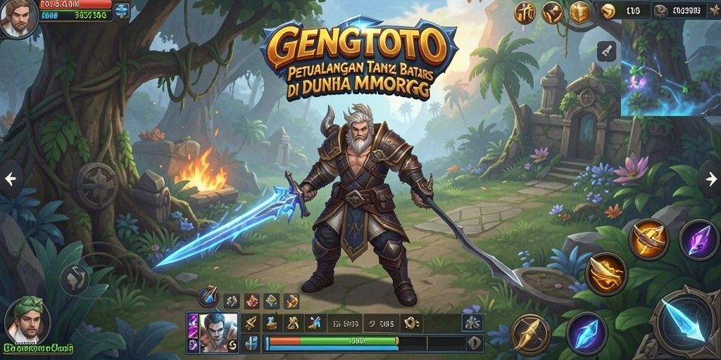Tampilan gameplay epik GENGTOTO di dunia MMORPG.
