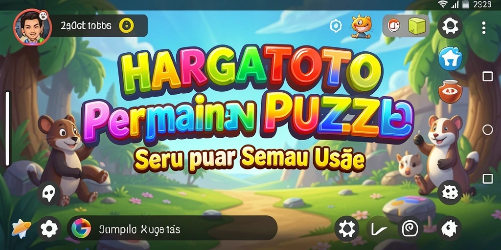 Screenshot HARGATOTO yang menunjukkan gameplay menantang dan seru.