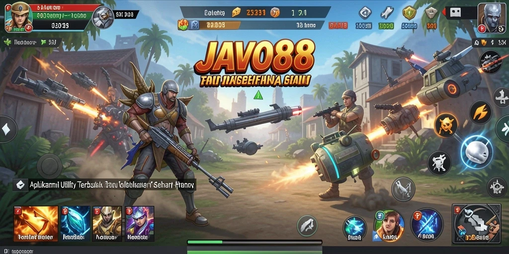 Tampilan antarmuka sederhana dan fungsional dari JAVO88 saat mengatur tugas.
