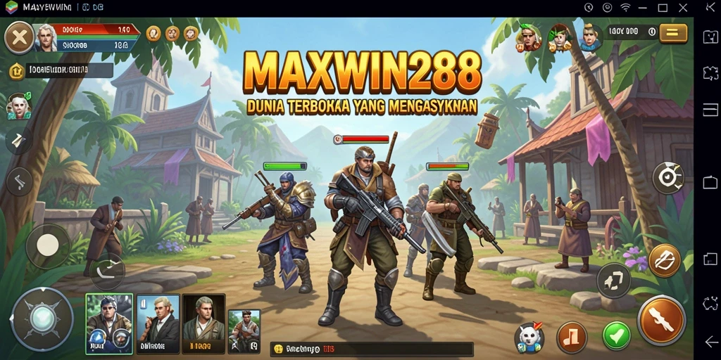 Tampilan gameplay menarik dari MAXWIN288 dalam dunia terbuka.