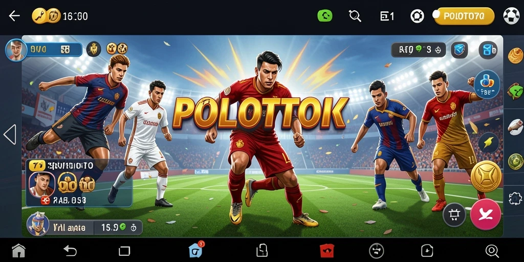 Tampilan menarik dari <strong>POLOTOTO</strong> saat menunjukkan peluang taruhan.