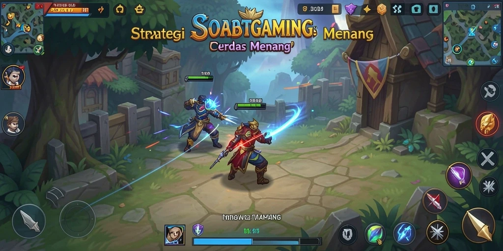Tampilan menarik dari gameplay strategi SOBATGAMING.
